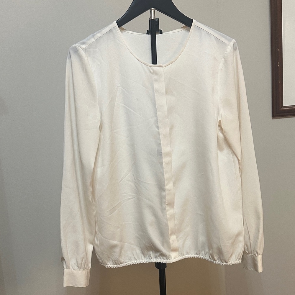 Ann Taylor Cream Blouse